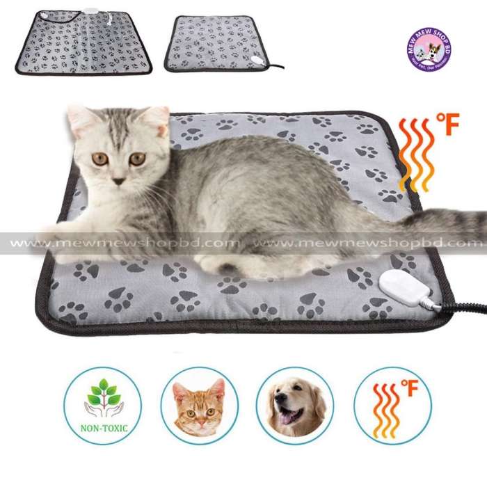 Dual Control Electric Pet Heating Pad Mat for Cat Pet Puppy Mew Mew Shop BD