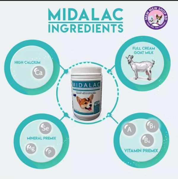 Midalac Goat's Milk - Milk For Dog & Puppy