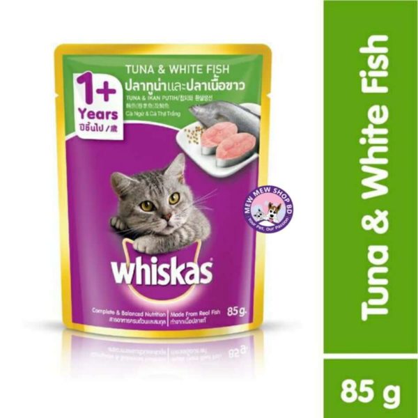 whiskas pouch tuna and white fish