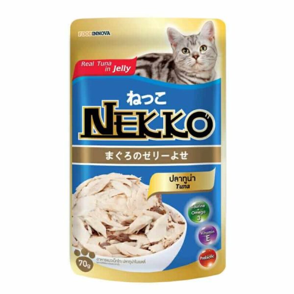 Nekko Adult Pouch Wet Cat Food Tuna
