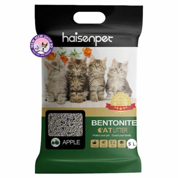Haisenpet Bentonite Cat Litter 5L - Apple