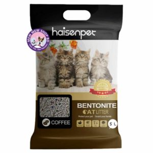 Haisenpet Bentonite Cat Litter 5L - Coffee