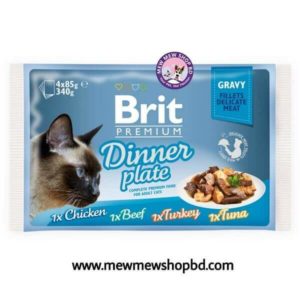 Brit Premium Cat Pouch Dinner Plate Gravy