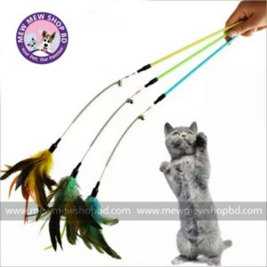 Feather Wire Teaser Toy For Cat (2)