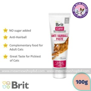 BRIT CARE Cat Paste Anti Hairball 100g
