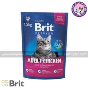 Brit Premium Adult Cat Food Chicken 1.5KG