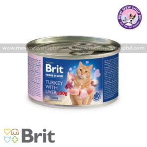 Brit Premium Cat Canned Food Turkey with Liver (200g)