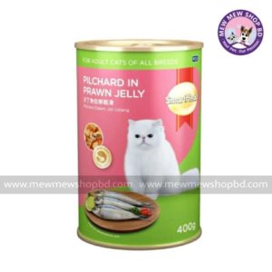 SmartHeart Cat Canned Food Pilchard In Prawn Jelly 400gm