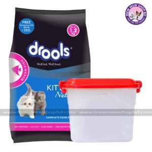 Drools Kitten Ocean Fish 1.2 kg with Free Container