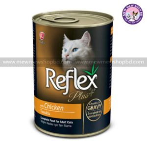 Reflex Plus Adult Cat Can Food with Chicken (Chunks in Gravy) 400g