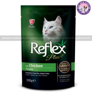 Reflex Plus Adult Pouch Cat Food with Chicken 100g