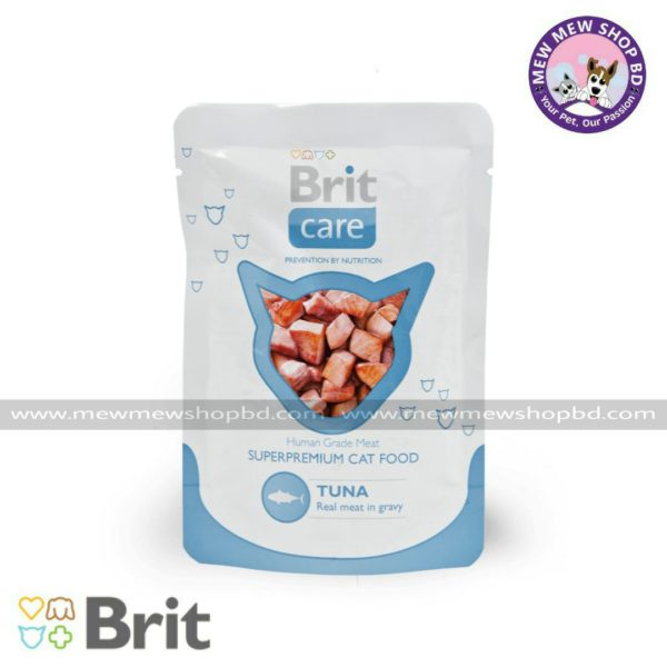 Brit Care Cat Pouch Tuna Real Meat In Gravy (80g)