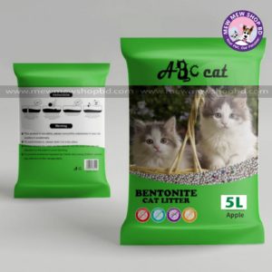 ABC Cat Bentonite Clumping Cat Litter Apple 5L