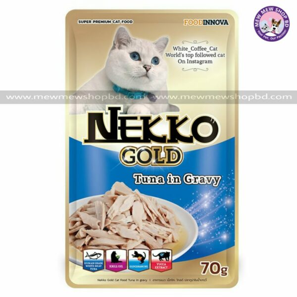 Nekko Gold Pouch Tuna in Gravy 70g