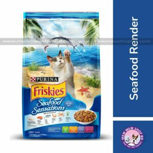 Purina Friskies Cat Food Dry Seafood Sensation