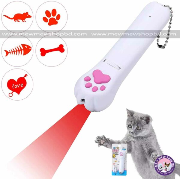 LED 6 Patterns Laser Pointer Funny Cat Toy