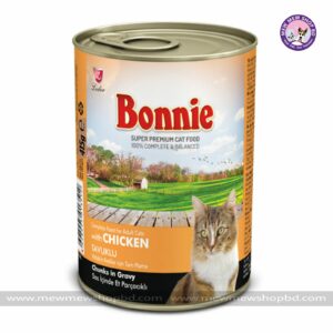Bonnie Cat Canned Food Chicken Chunks in Gravy 400g