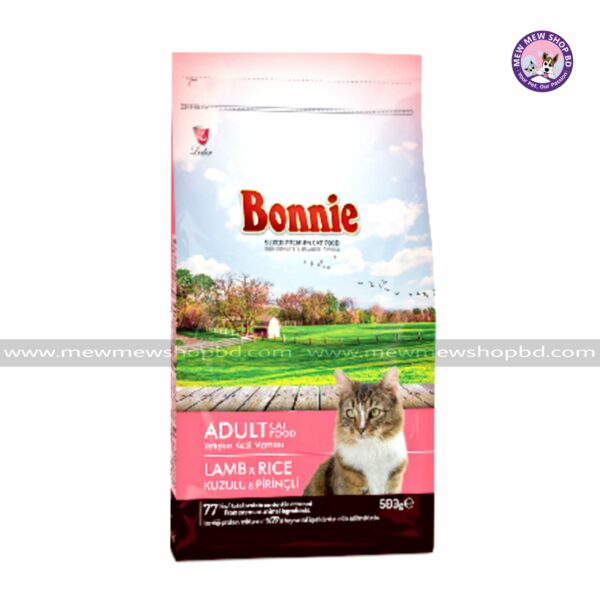 Bonnie Lamb And Rice Adult Cat Food 500g