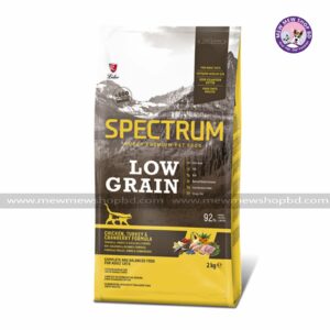 Spectrum low grain adult cat food chicken, turkey & cranberry 2kg
