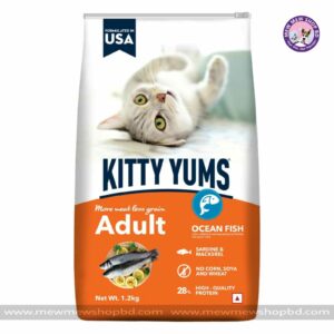 Kitty Yums Ocean Fish Dry Cat Food for Adult 1.2 Kg