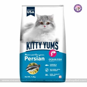 Kitty Yums Ocean Fish Dry Cat Food for Persian 1.2 Kg