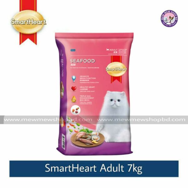 SmartHeart Cat Dry Food Seafood – 7 Kg (Adult)