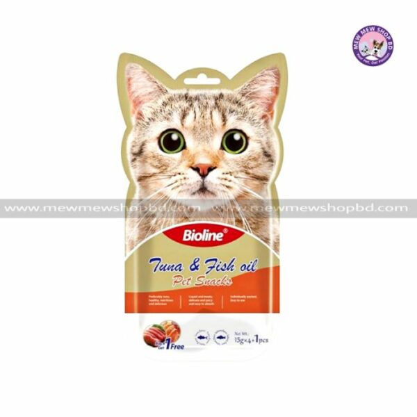 Bioline Cat Treats Tuna & Fish Oil