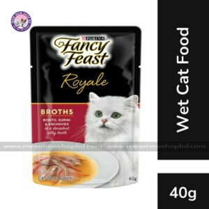 Fancy Feast Pouch Royale Broths Bonito, Surimi & Anchovy 40g