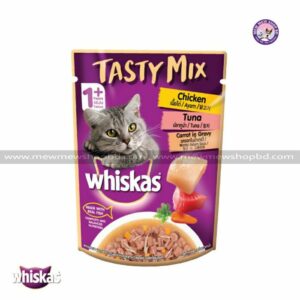 Whiskas Pouch Tasty Mix Chicken Tuna & Carrot 70g