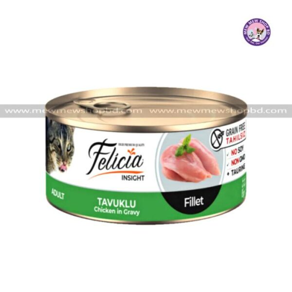 Felicia Adult Cat Canned Food Chicken in Gravy