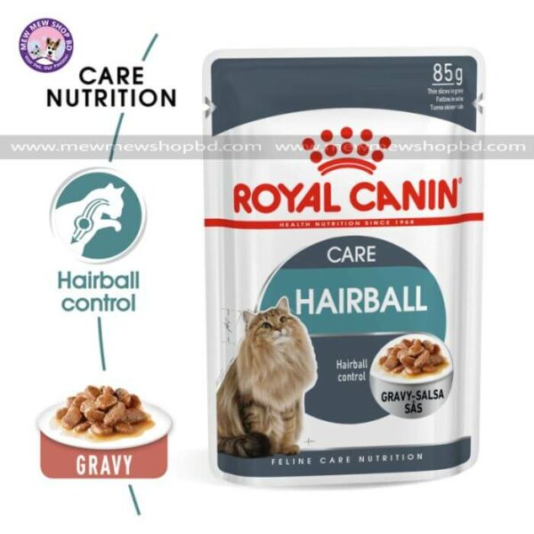 Royal Canin Cat Food Hairball Care with Gravy